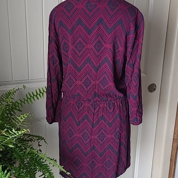 Skies Are Blue Chevron POCKETS Tunic S - Picture 4 of 7